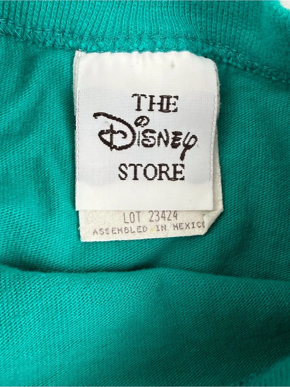 Vintage Disney Store Winnie the Pooh Piglet Green Swing Top Size 8/10